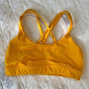 lululemon Orange Energy Bra